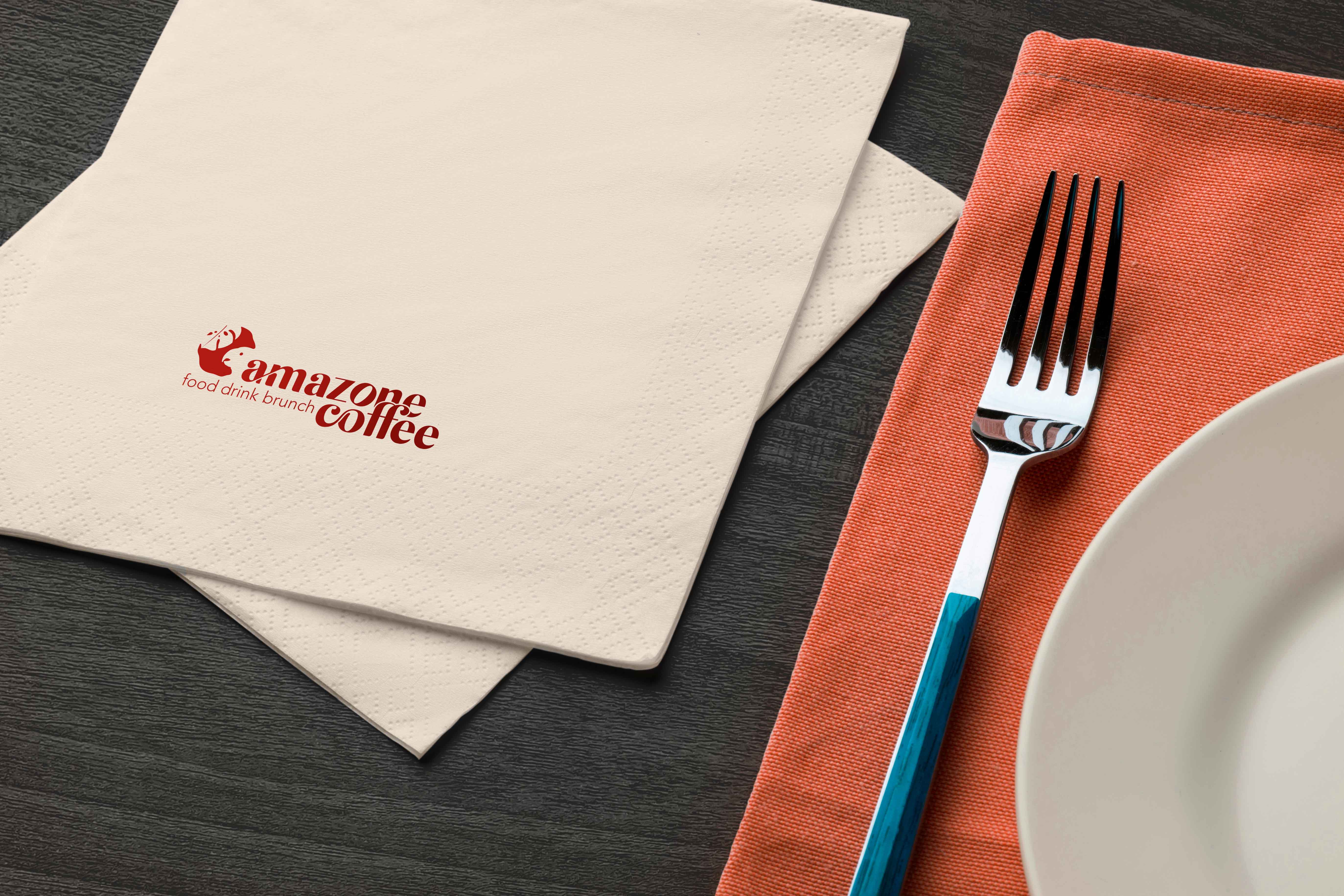 amazone coffee napkin